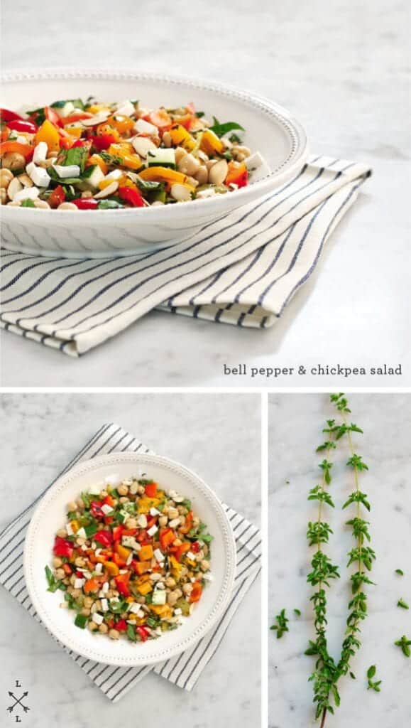 Grilled Bell Pepper & Chickpea Salad Recipe Love and Lemons