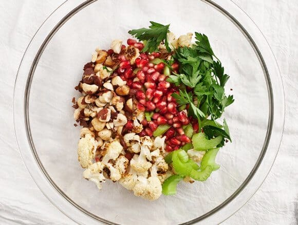 Ottolenghi Cauliflower, Pomegranate, and Pistachio Salad Review