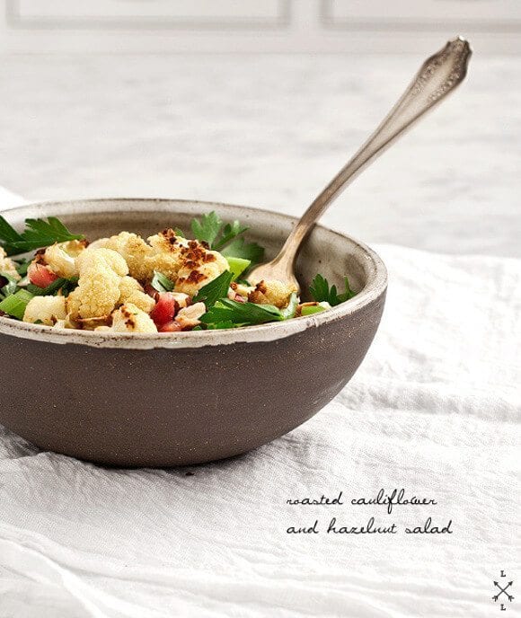 Roasted Cauliflower and Hazelnut Salad