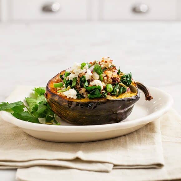 quinoa stuffed acorn squash / loveandlemons.com