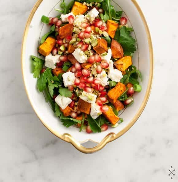 Sweet Potato & Pomegranate Salad // loveandlemons.com