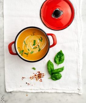 Creamy (vegan) Tomato Soup // Love & Lemons