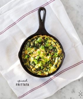 Spinach Frittata // Love & Lemons