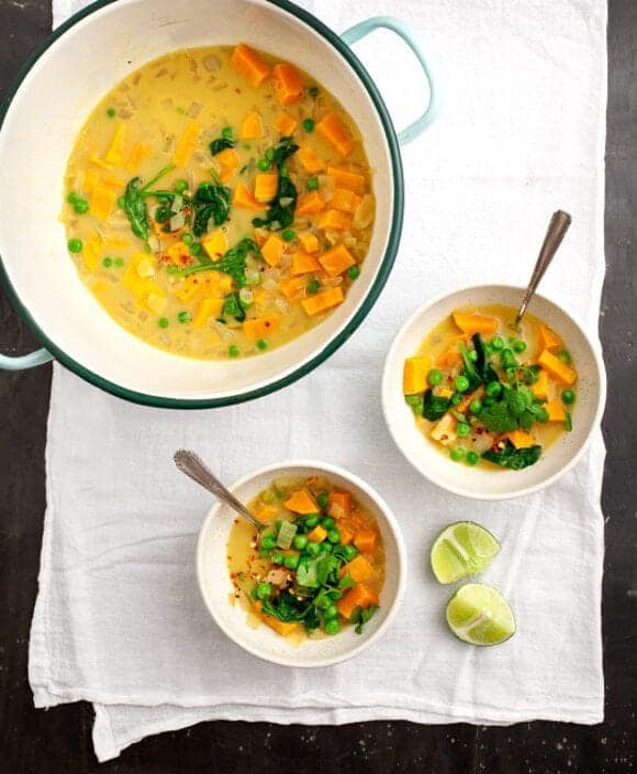 Curried Sweet Potato Soup / loveandlemons.com