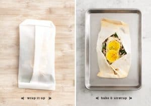 Miso-citrus cod en papillote // loveandlemons.com