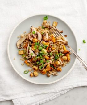 mushroom & wheatberry sautee // loveandlemons.com