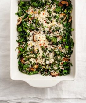 swiss chard & egg casserole
