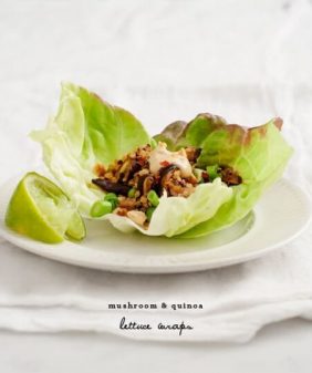 mushroom & quinoa lettuce wraps / loveandlemons.com