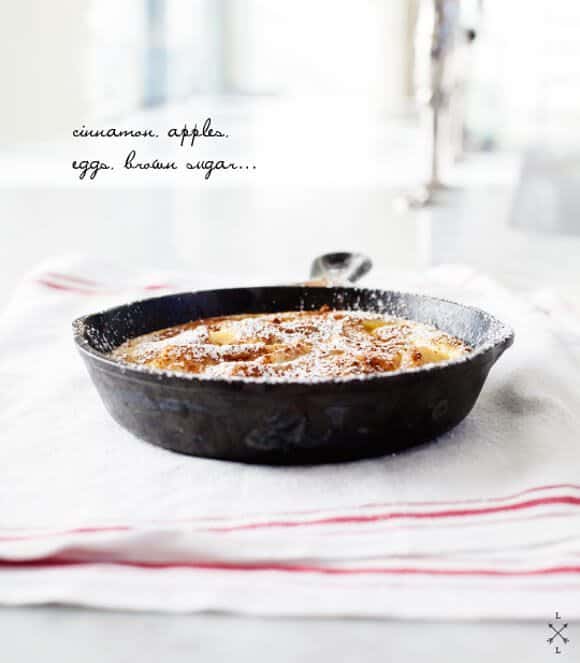 Skillet Apple Pancake