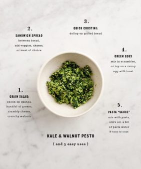 kale & walnut pesto + easy uses / loveandlemons.com