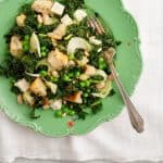 spring kale panzanella