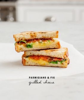 parmigiano & fig grilled cheese / loveandlemons.com