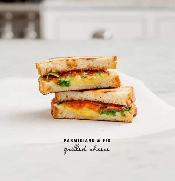 parmigiano & fig grilled cheese / loveandlemons.com