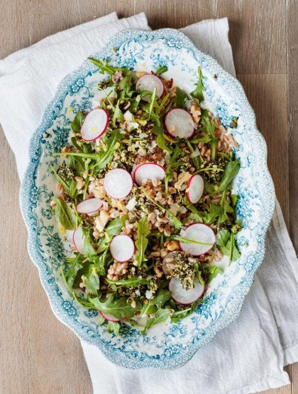 farro salad with kale pesto / loveandlemons.com