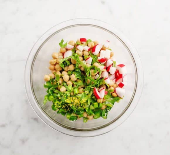 lemony chickpea salad