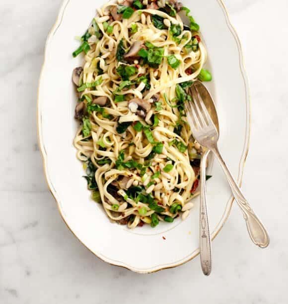 Creamy Leek   Almond Pasta Recipe - 85