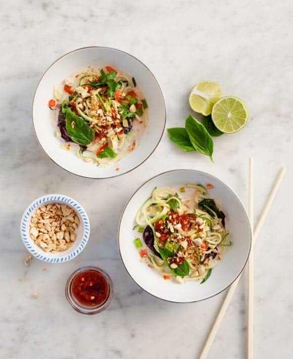 zucchini lemongrass coconut noodles // loveandlemons.com