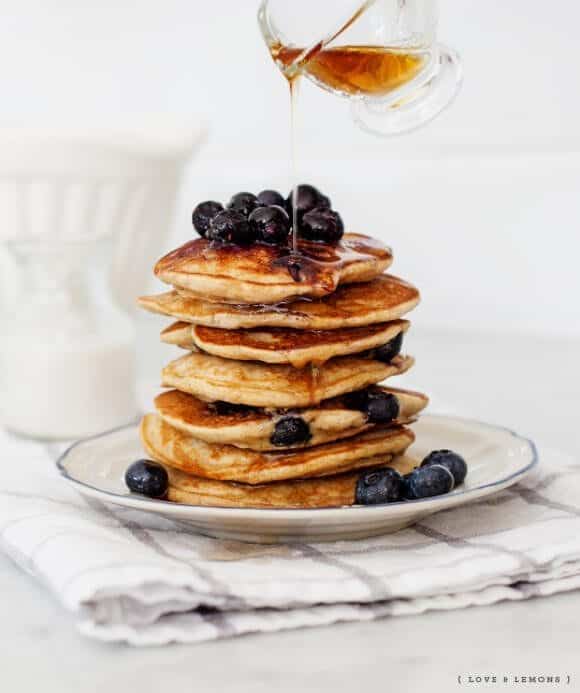 Blueberry Banana Pancakes Recipe - Love and Lemons