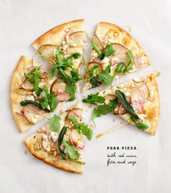 pear pizza with fried sage / loveandlemons.com