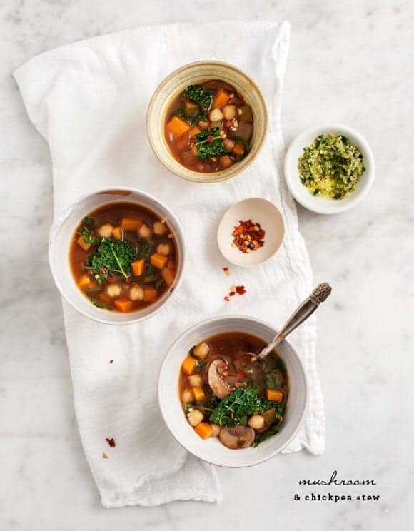 Mushroom and Chickpea Stew