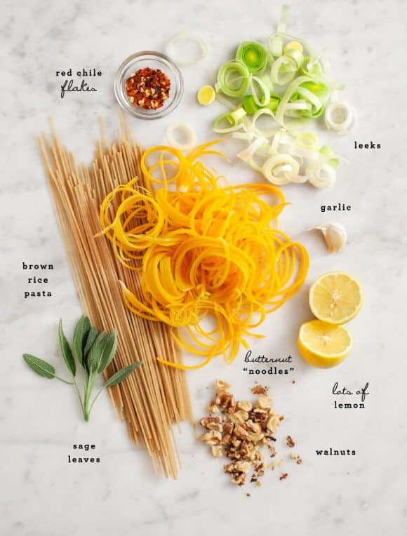 Pasta with Butternut Squash Noodles