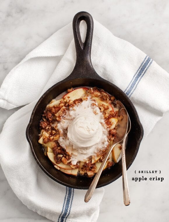 skillet apple crisp / loveandlemons.com