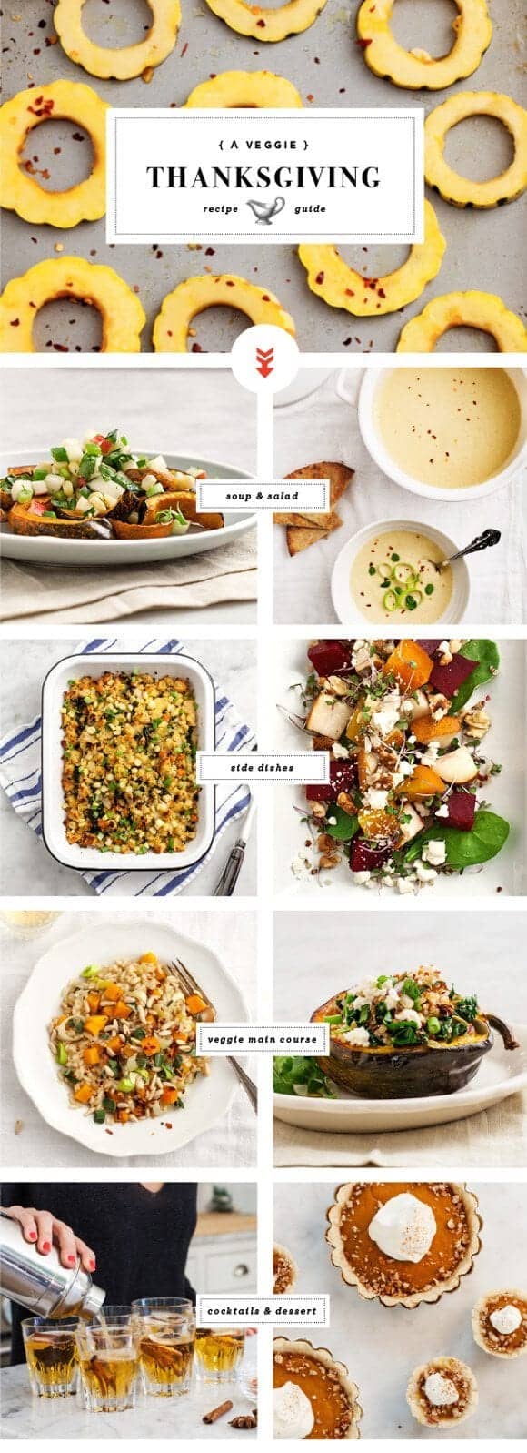 a veggie thanksgiving recipe guide / loveandlemons.com