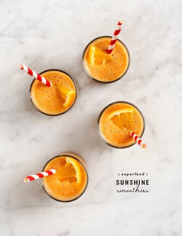 Superfood Sunshine Orange Smoothie