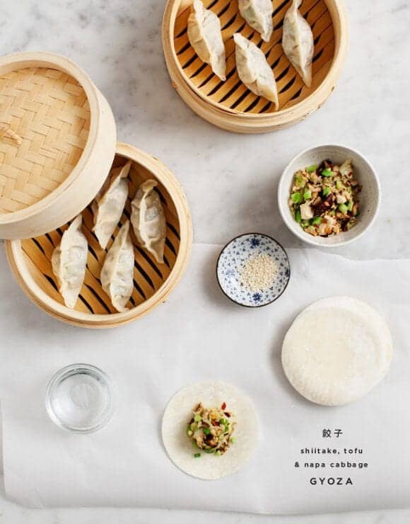 shiitake and napa cabbage gyoza / loveandlemons.com