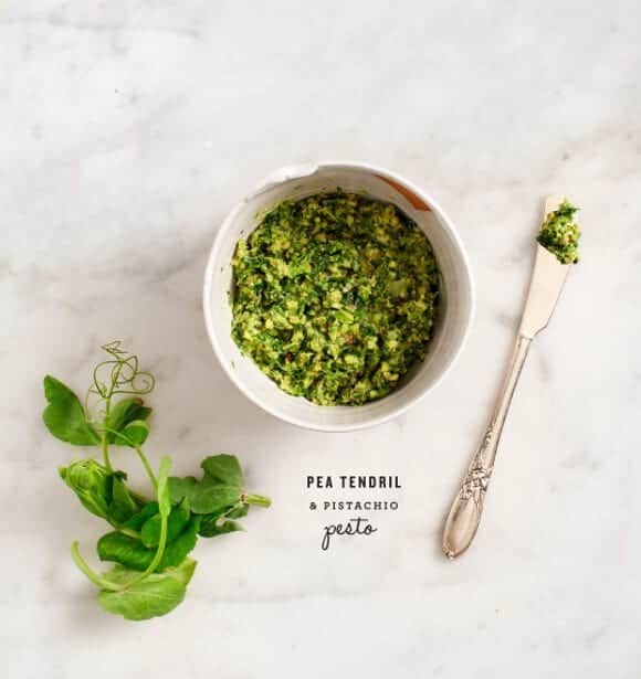 Pea Tendril   Pistachio Pesto Recipe - 73