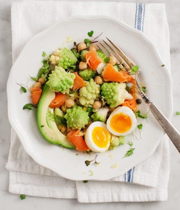 romanesco and chickpea salad / loveandlemons.com