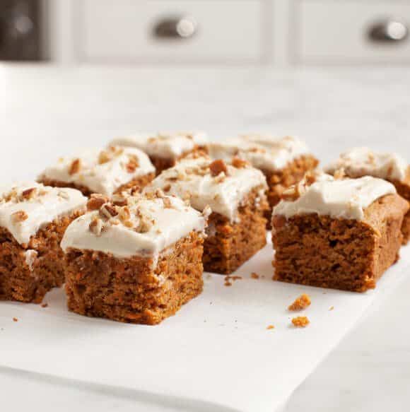 Vegan Carrot Cake Loaf - Vibrant plate