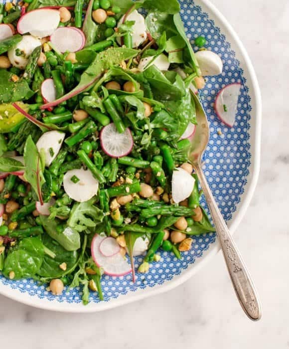 Bright Spring Green Salad Recipe - Love and Lemons