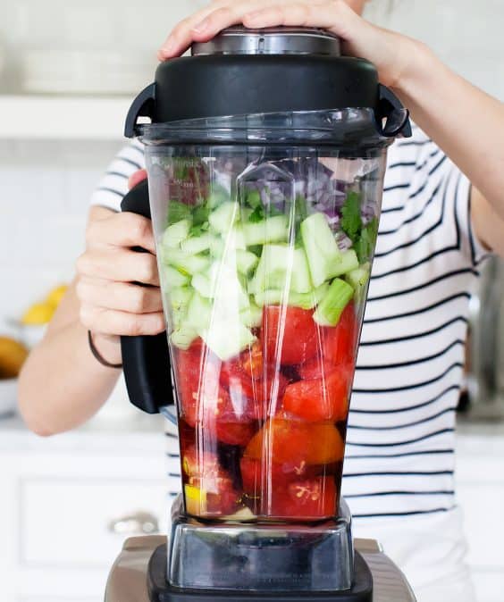 Green Cucumber Tomatillo Gazpacho Recipe Love and Lemons