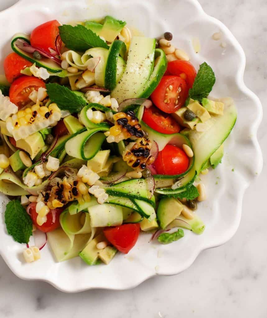 Zucchini & Grilled Corn Salad Recipe Love and Lemons