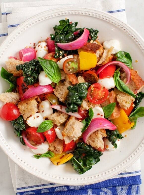 Sweet Pepper Panzanella Recipe Love and Lemons