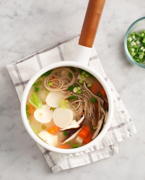 Ginger Miso Soup with Tokyo Turnips Recipe - Love and Lemons