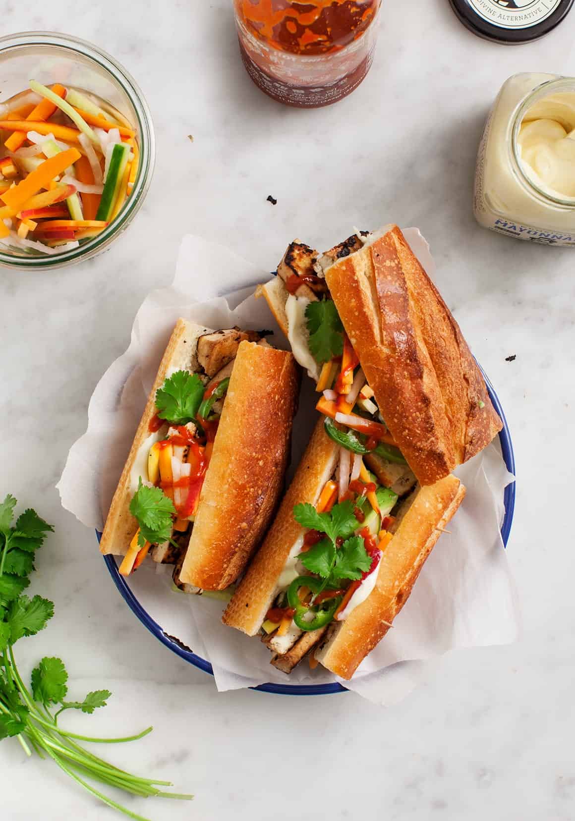 Seared Tofu Banh Mi Recipe - Love and Lemons