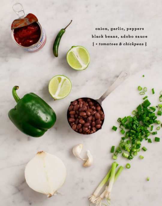 Easy Black Bean & Chickpea Chili Recipe Love and Lemons