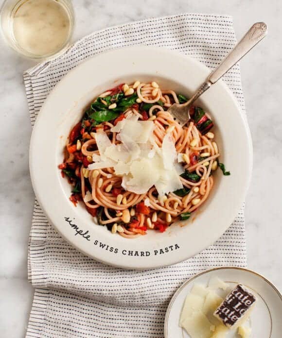 Simple Swiss Chard Pasta image