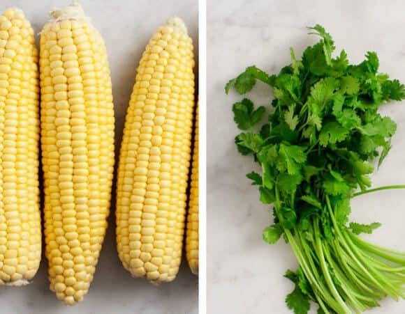Grilled Corn and Poblano Tacos Grilled Poblano and Corn Tacos / @loveandlemons