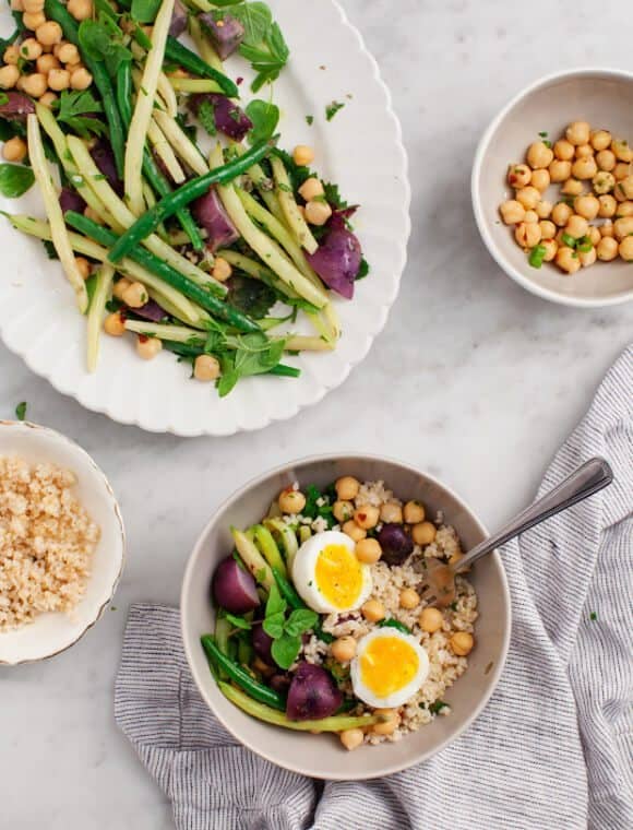 Green Bean and Purple Potato Salad Green Bean & Purple Potato Salad / loveandlemons.com