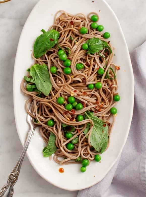 Sesame Basil Soba Noodles Recipe Love and Lemons