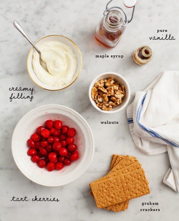 Tart Cherry Cheesecake Parfaits Tart Cherry Cheesecake Parfaits / loveandlemons.com