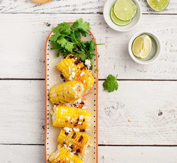 Healthy Vegetarian Grilling Recipes Smoky Grilled Corn on the Cob / loveandlemons.com