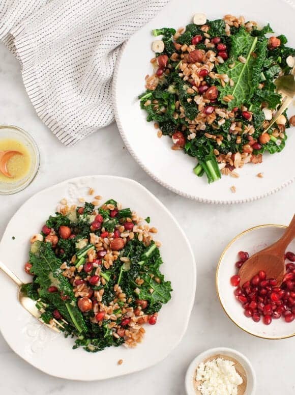 Winter Farro & Kale Salad