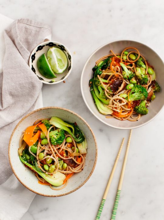 Sesame Broccoli and Shiitake Stir Fry Recipe Love and Lemons