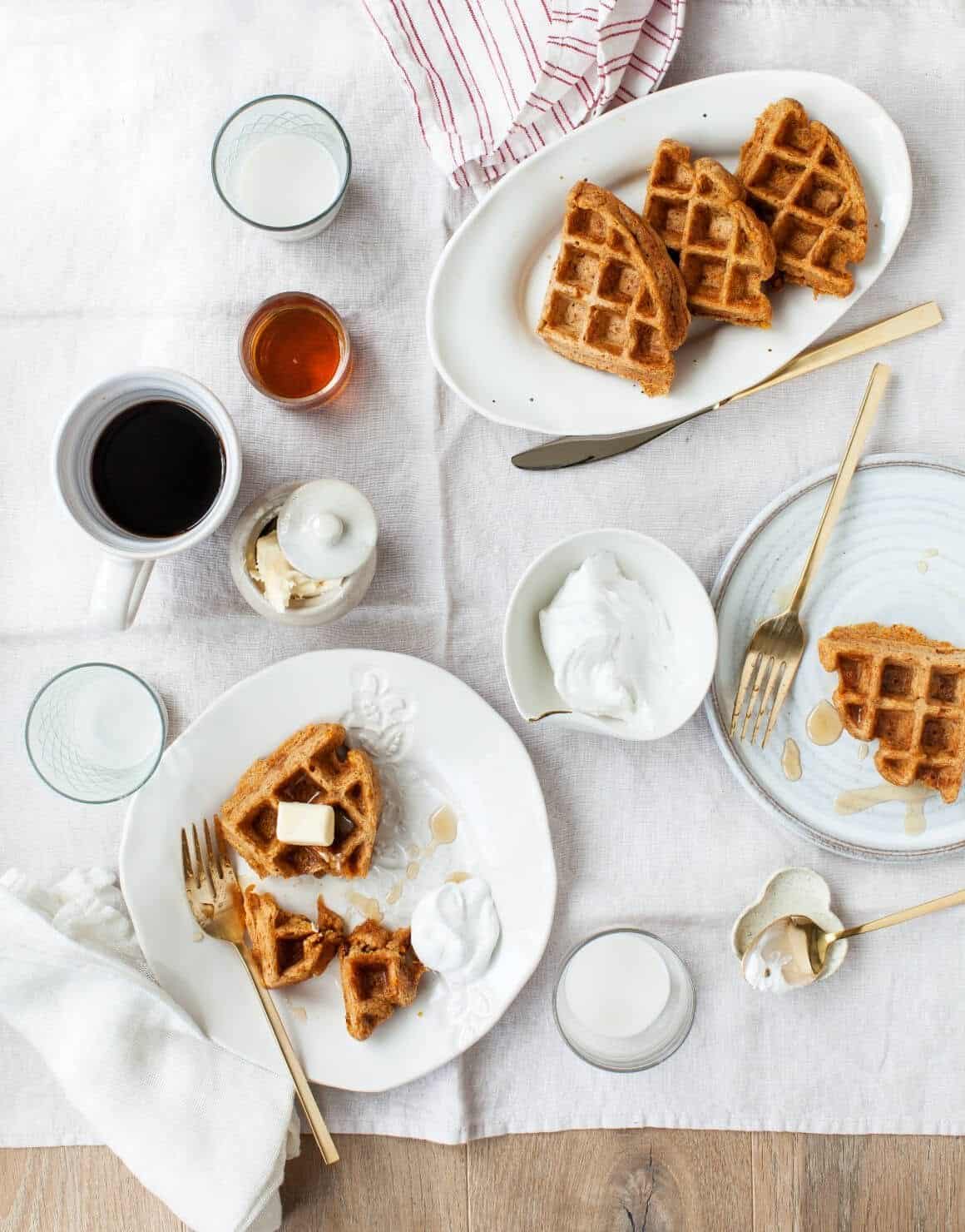 Vegan Carrot Waffles