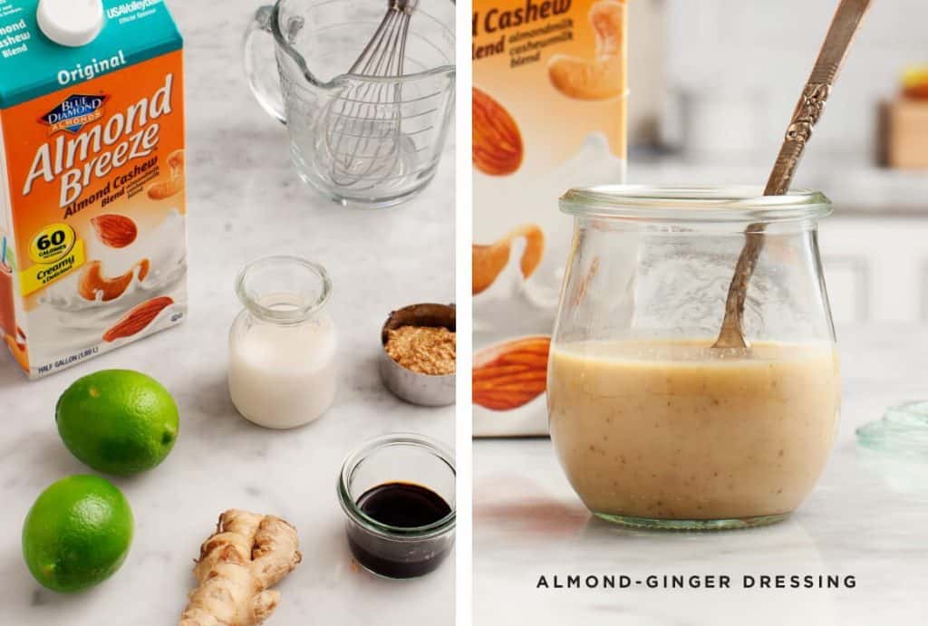 Rainbow Bowls w/ AlmondGinger Dressing Recipe Love and Lemons