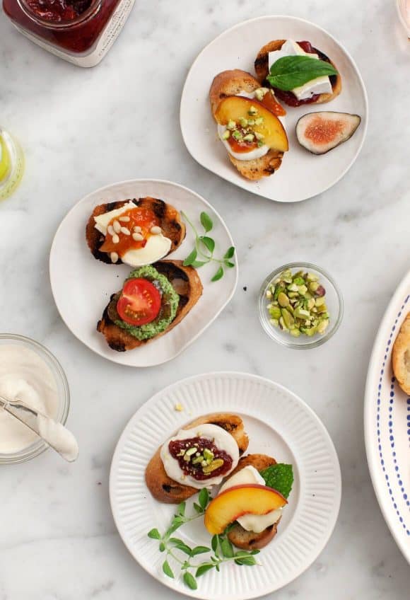 Mix & Match Crostini Recipe - Love and Lemons